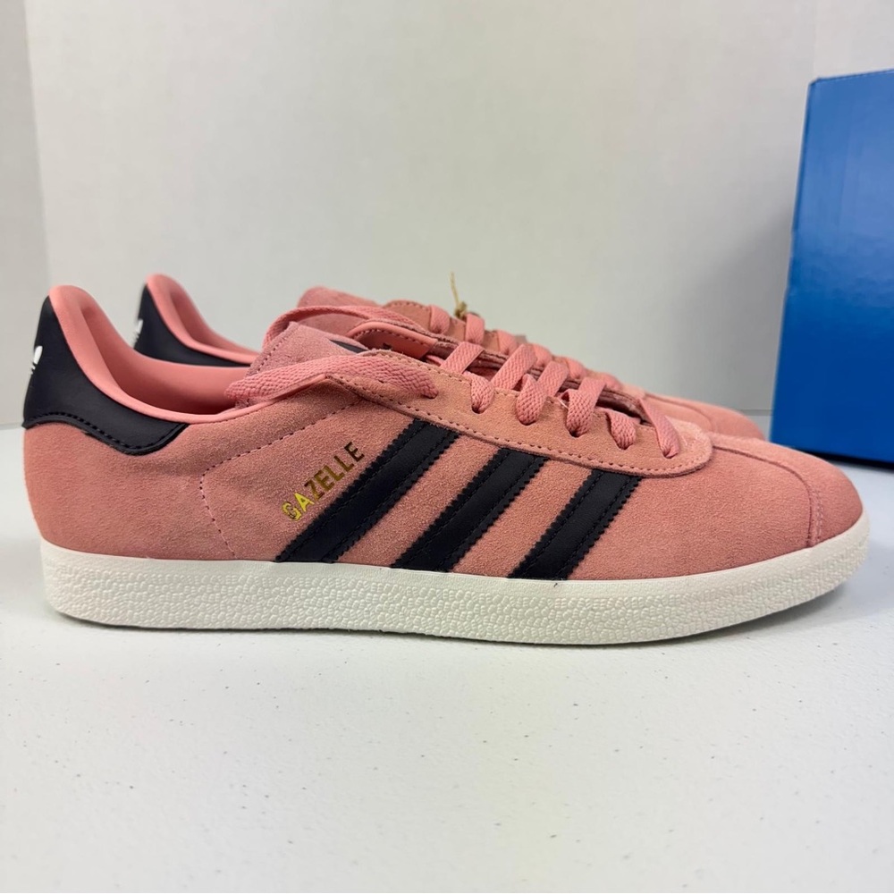 Adidas Gazelle Athletic Sneakers Shoes Pink Black White JH5388 Men - Picture 2 of 6